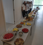 Figura 5 – Lanche saudável oferecido aos alunos e professores no Dia Mundial da alimentação, 2024.
