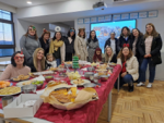Figura 8 – Convívio de Natal da comunidade escolar: APCEE, professores e todos os funcionários da escola, 2024.